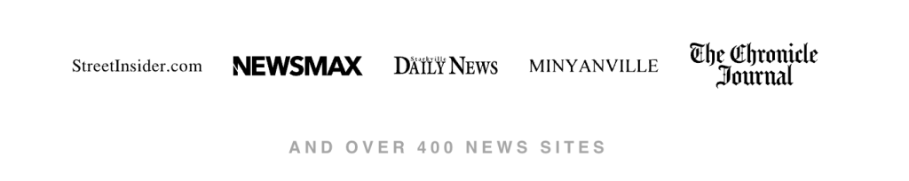 As seen on major publications
